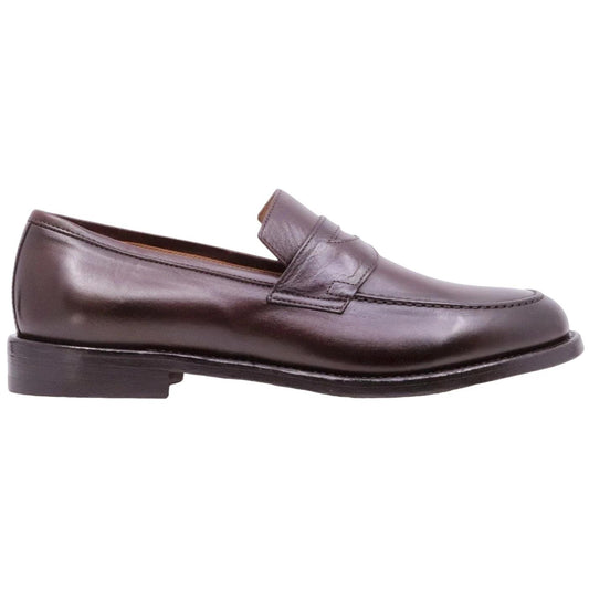 Mocassino uomo Corvari 1830 in pelle bordeau 