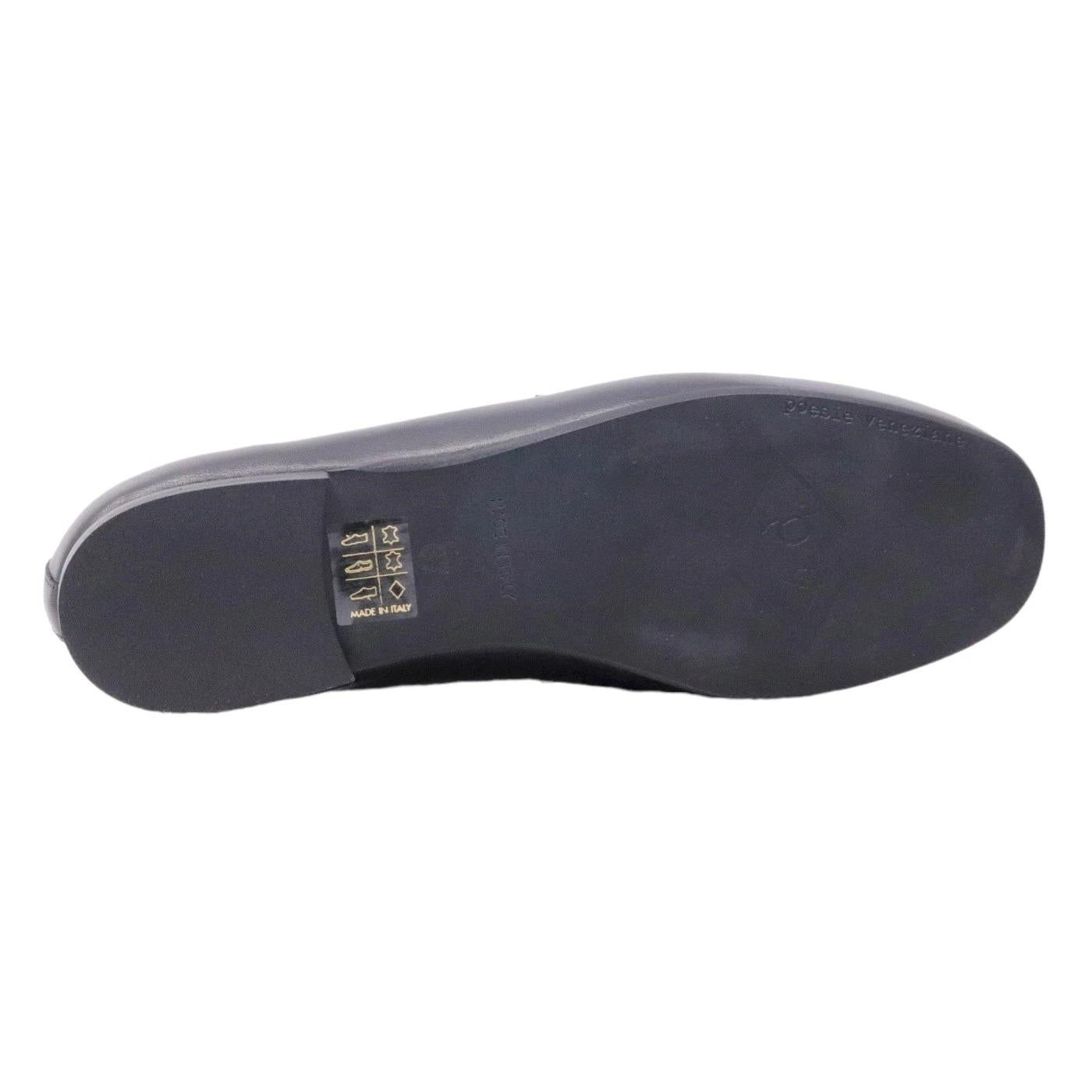 Mocassino donna Poesie Veneziane Seo07 in pelle nera 