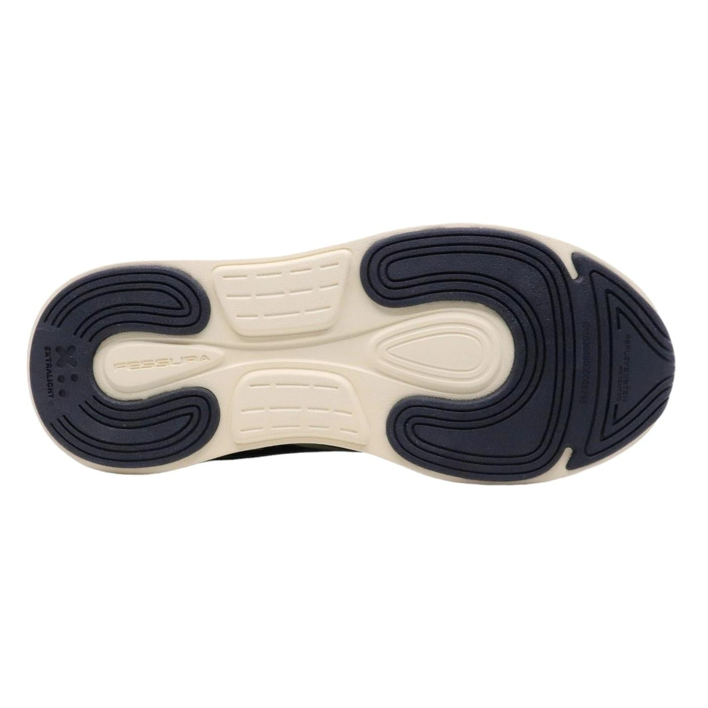 Sneaker uomo Fessura Runflex #02 in nabuk nero 