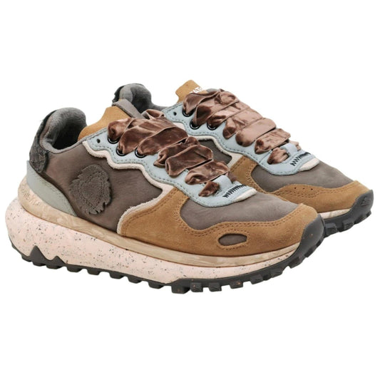 Satorisan Chacrona Metta Premium sneaker donna in pelle grigia 