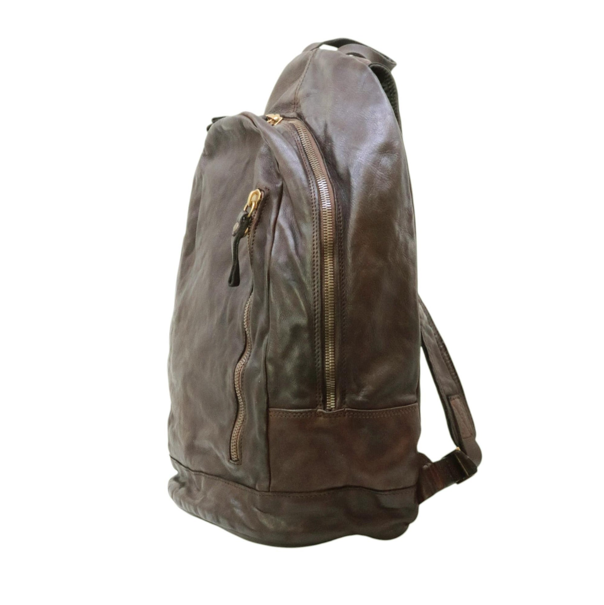 Campomaggi C021530 zaino uomo in pelle testa di moro 