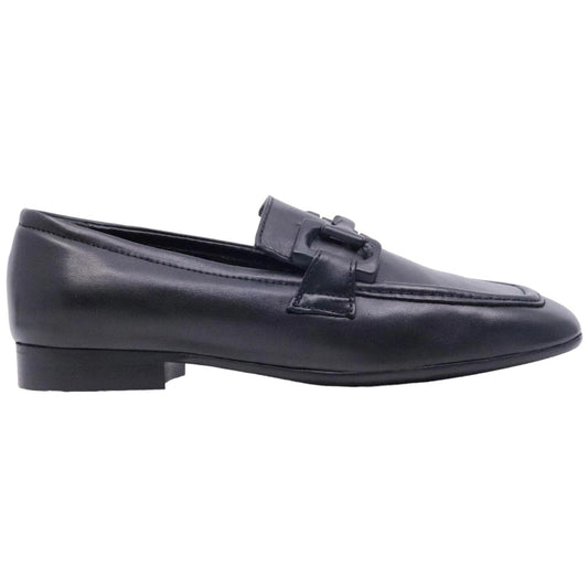 Mocassino donna Poesie Veneziane in pelle di colore nero 