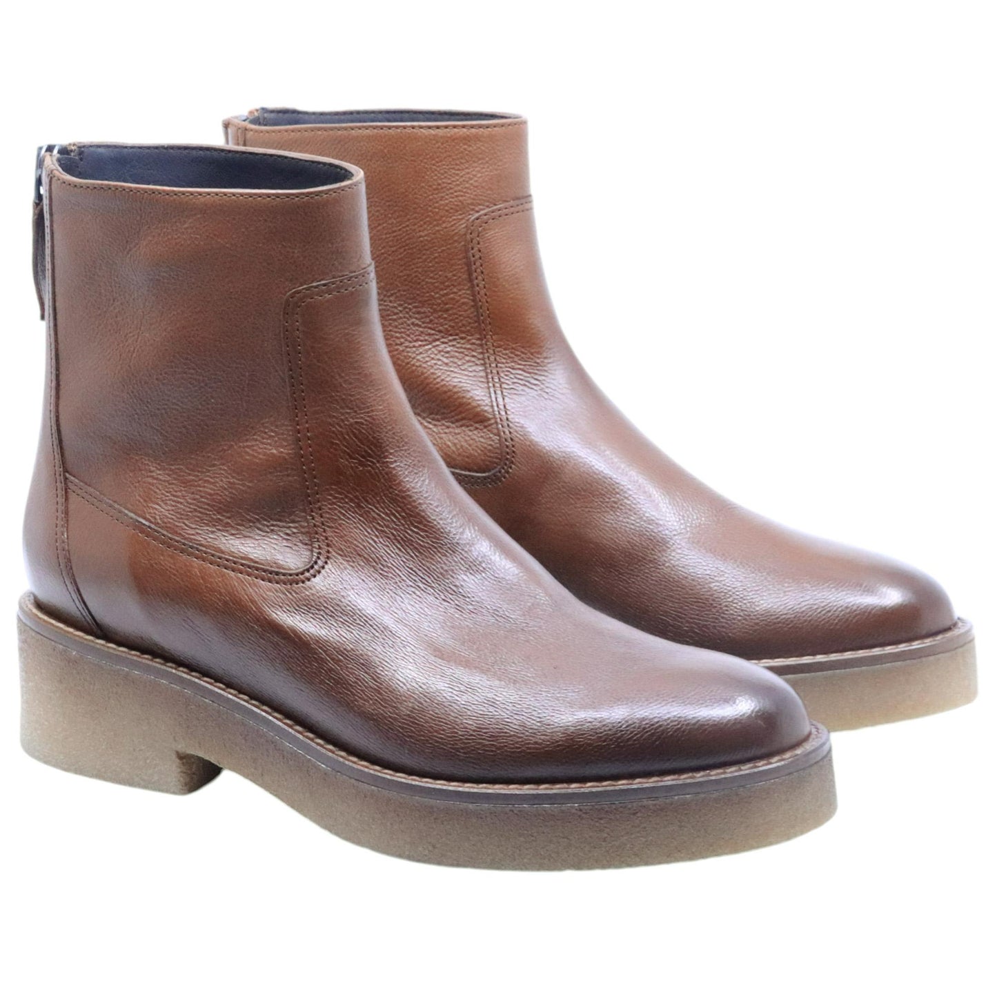 Stivaletto donna Triver Flight 775 02 in pelle marrone 
