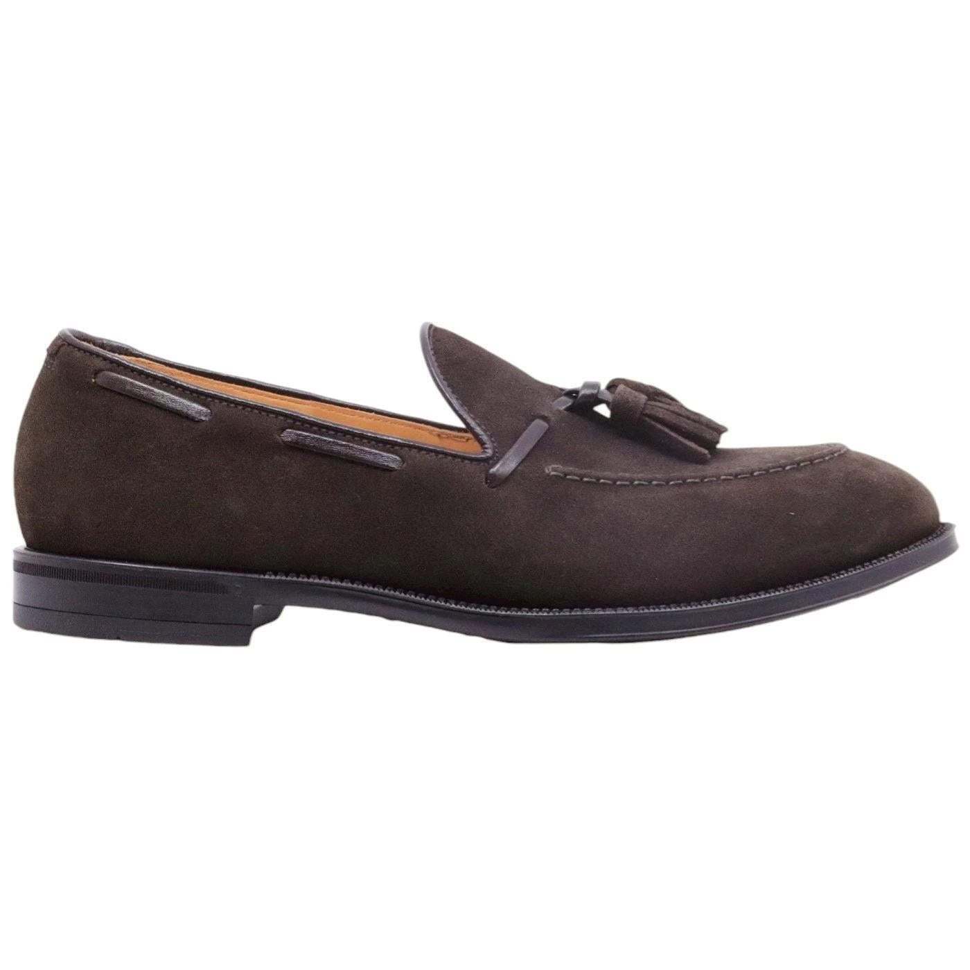 Mocassino uomo Mille 885 Posillipo in camoscio marrone 