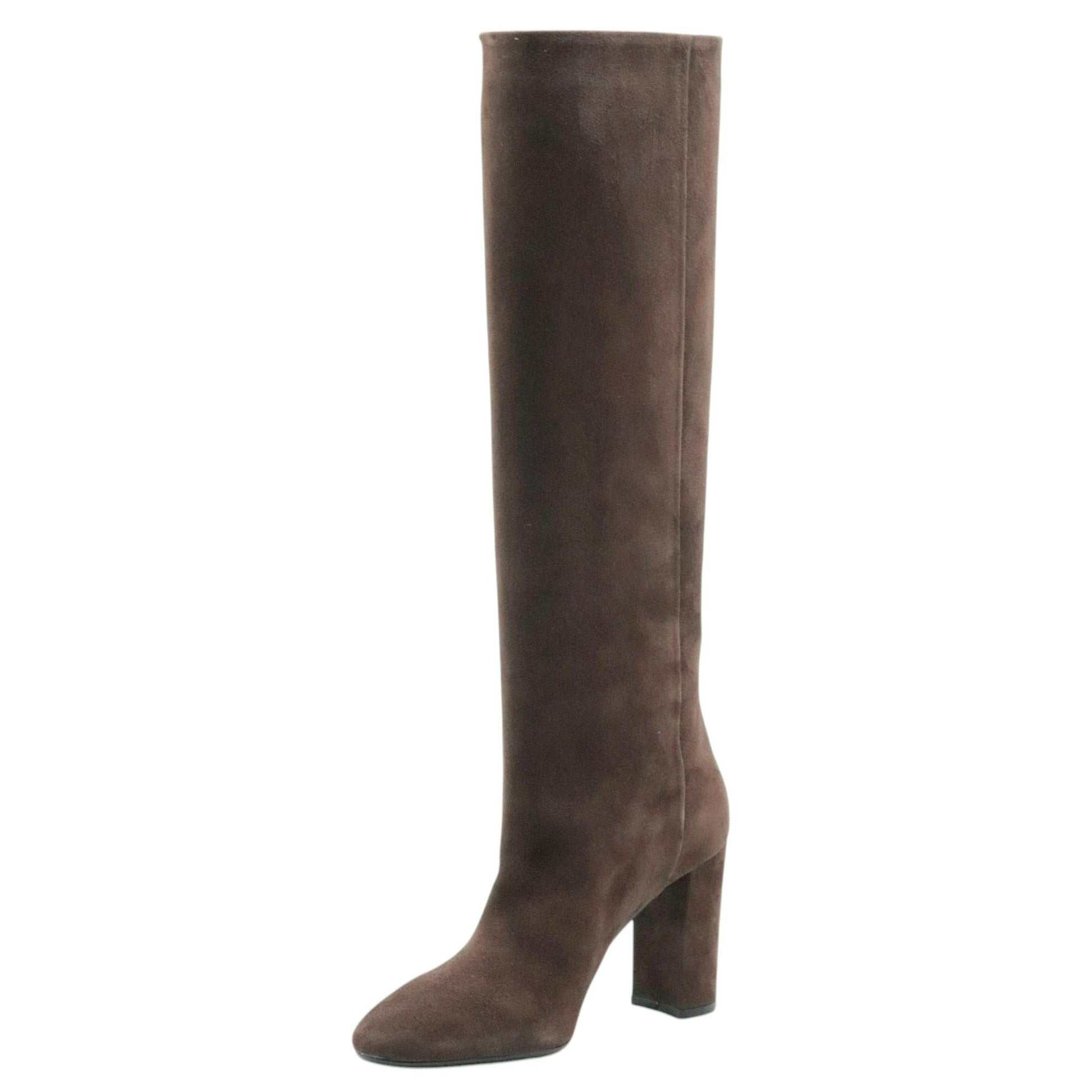 Bianca Di R3146 stivale donna in camoscio marrone 