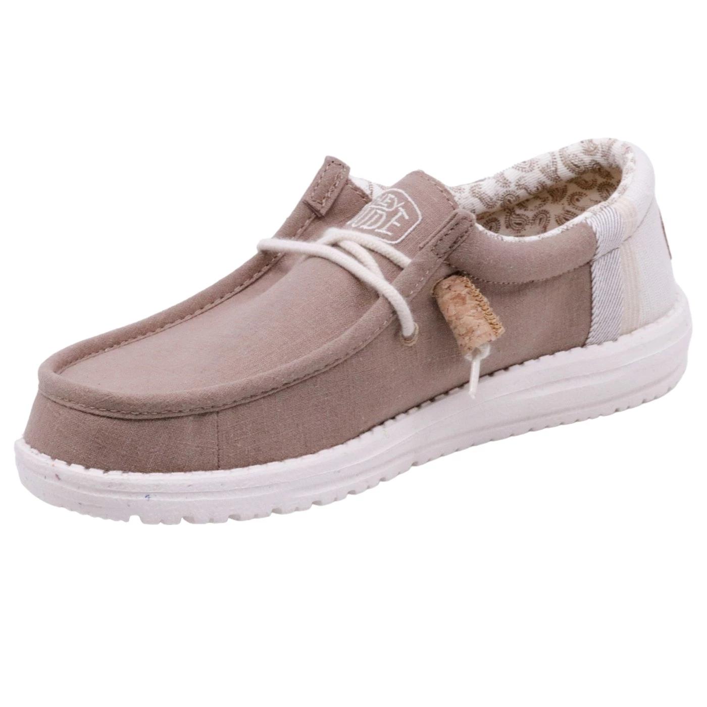 Hey Dude Wally Break Stitch sneaker uomo in argilla 