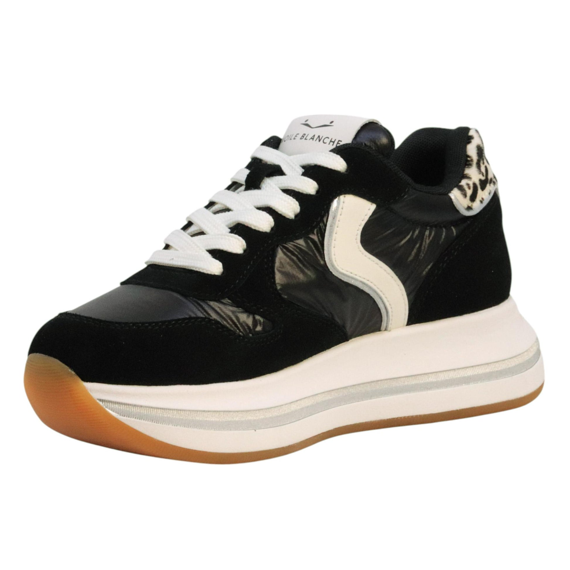 Voile Blanche Merry Sneaker donna in camoscio nero 