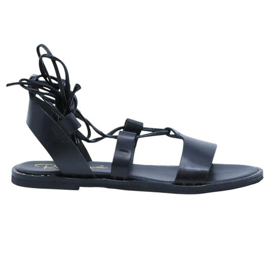 Sandalo donna Ranyé PCB05 in pelle nera 