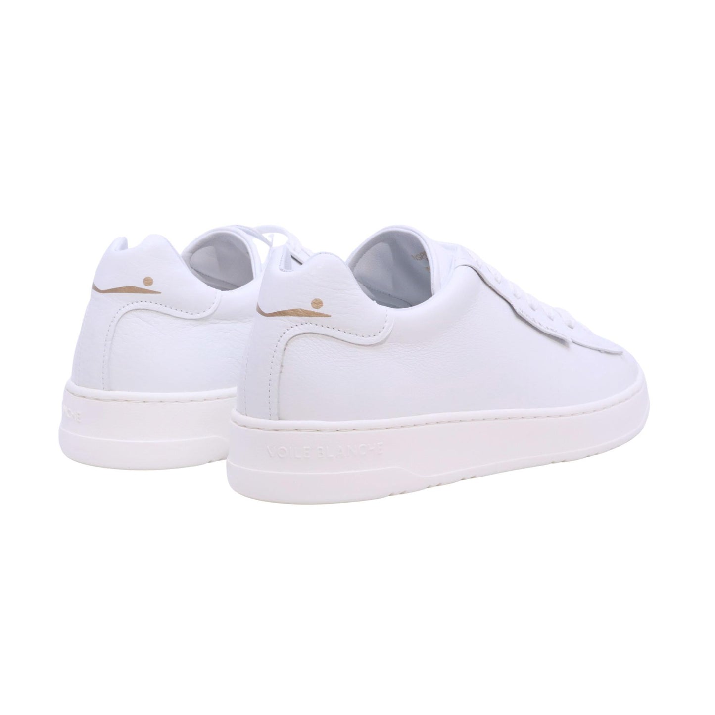 Voile Blanche Layton Clean sneaker uomo in pelle bianca 