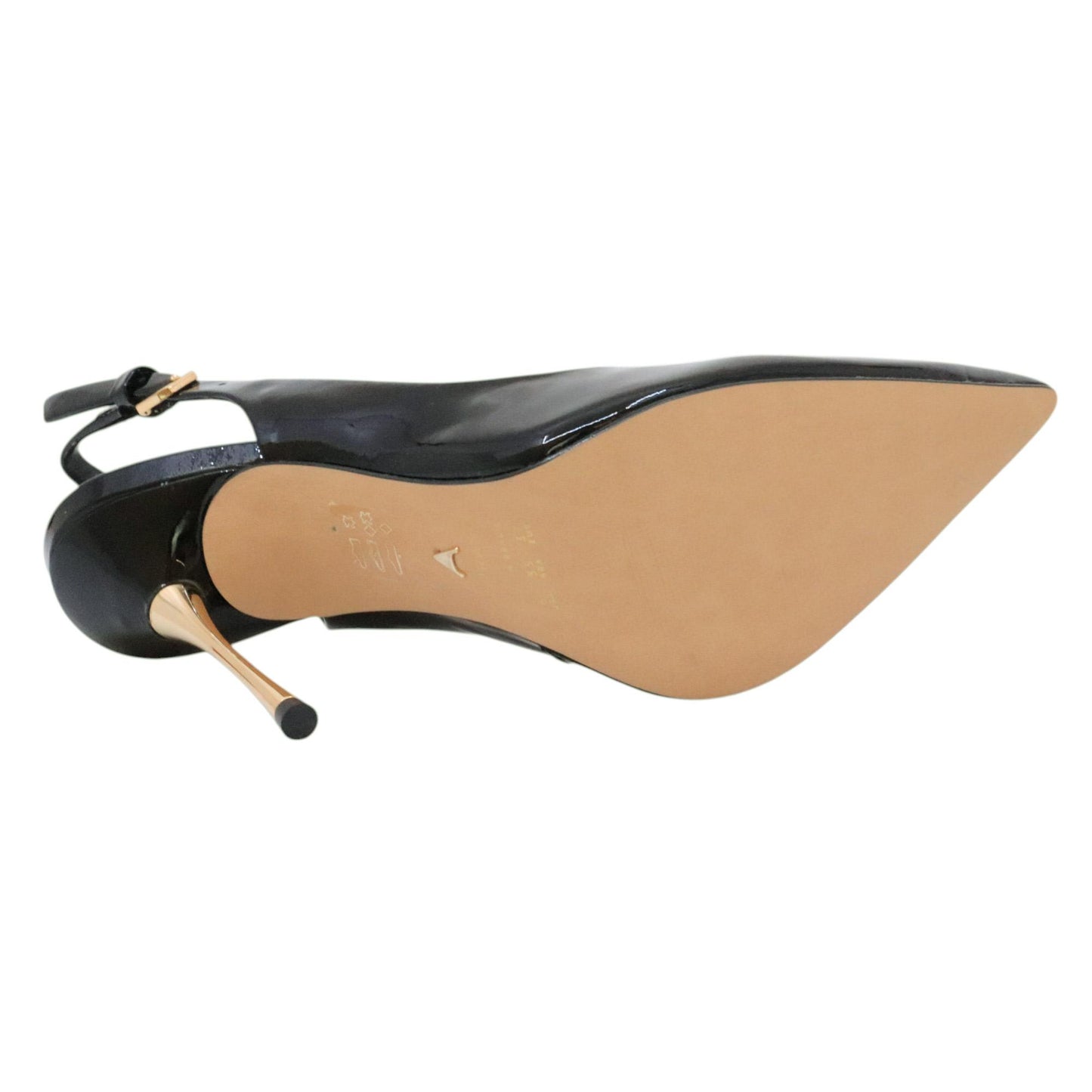 Carrano 151285 slingback donna pelle vernice nera 