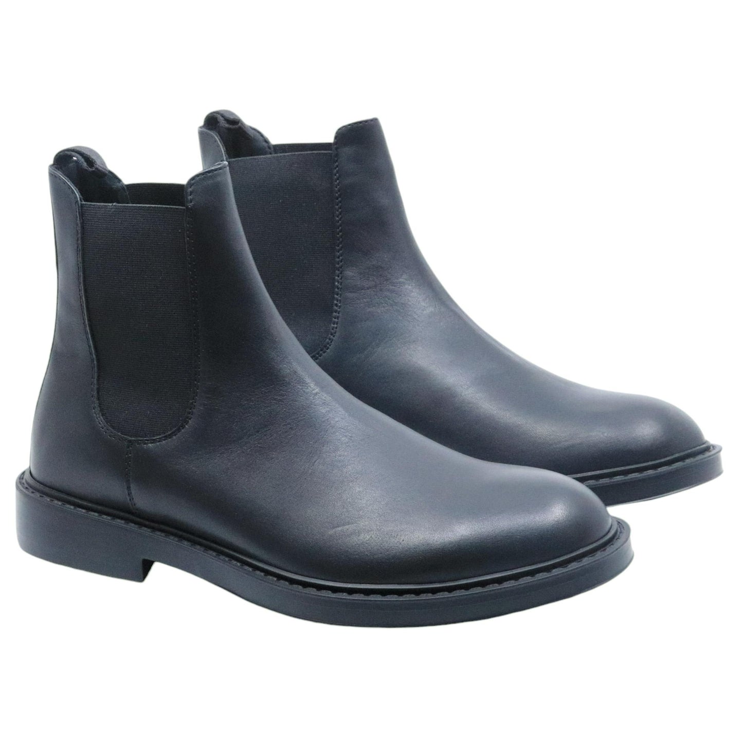 Antica Cuoieria stivaletto Chelsea Boot 22939 uomo in pelle nera 