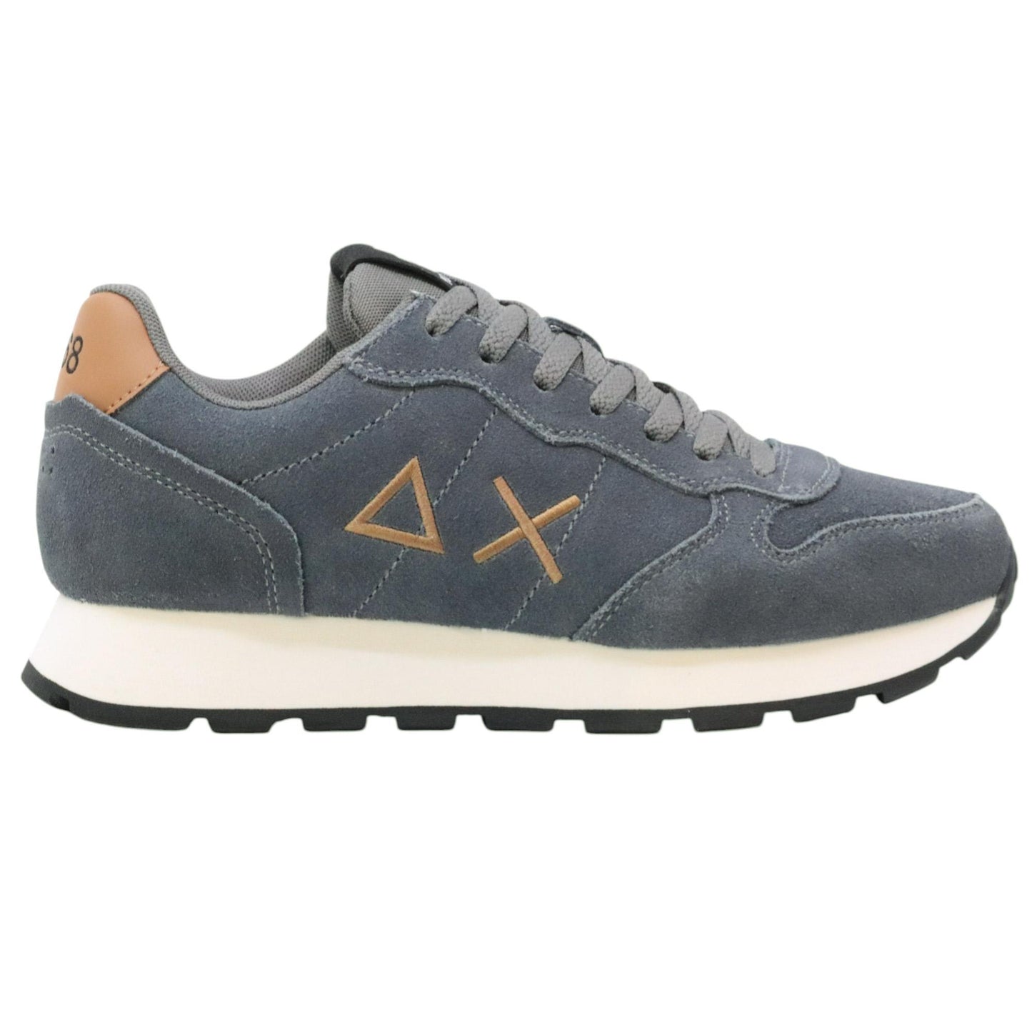 SUN68 Tom Suede Z45106 sneaker uomo in suede grigio 