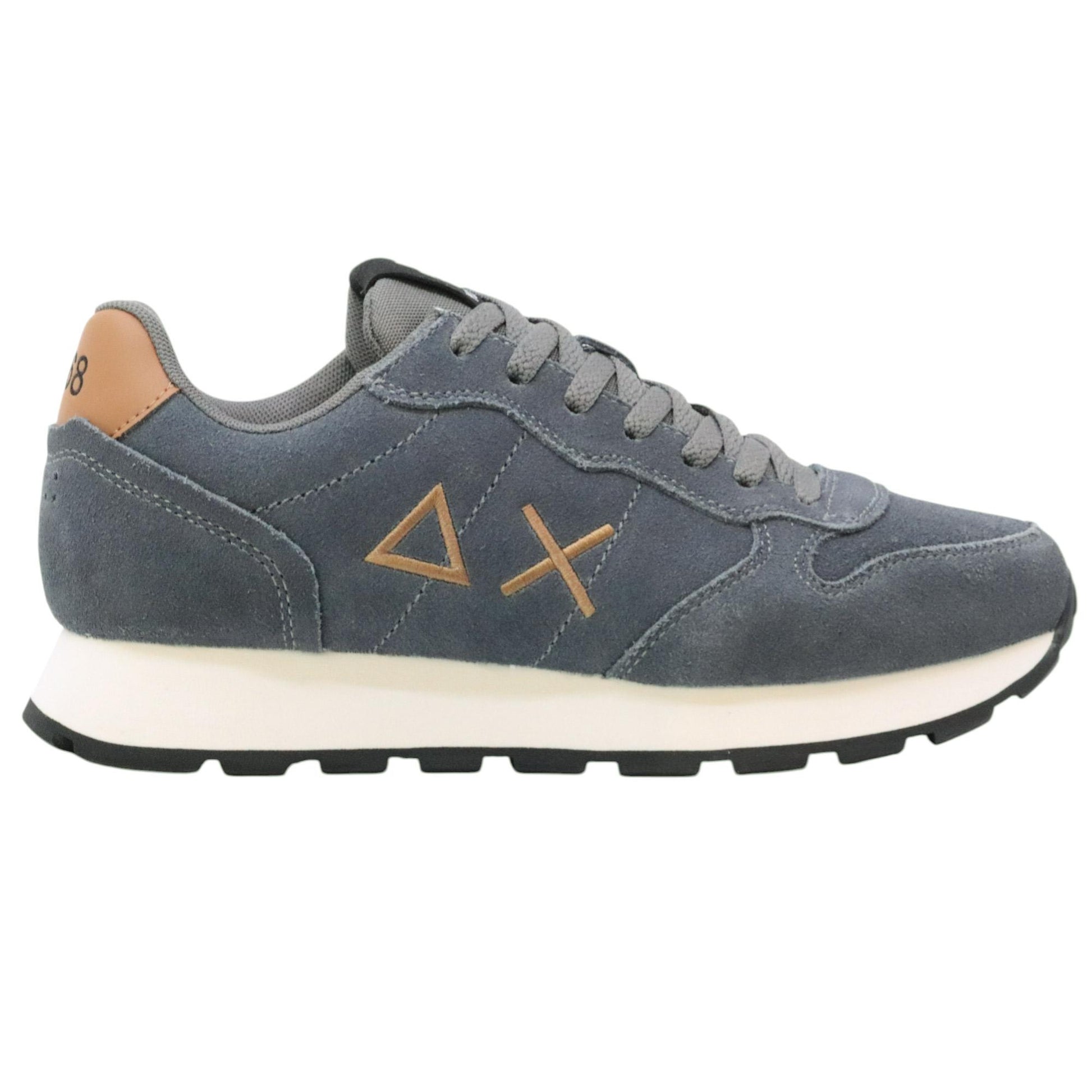 SUN68 Tom Suede Z45106 sneaker uomo in suede grigio 