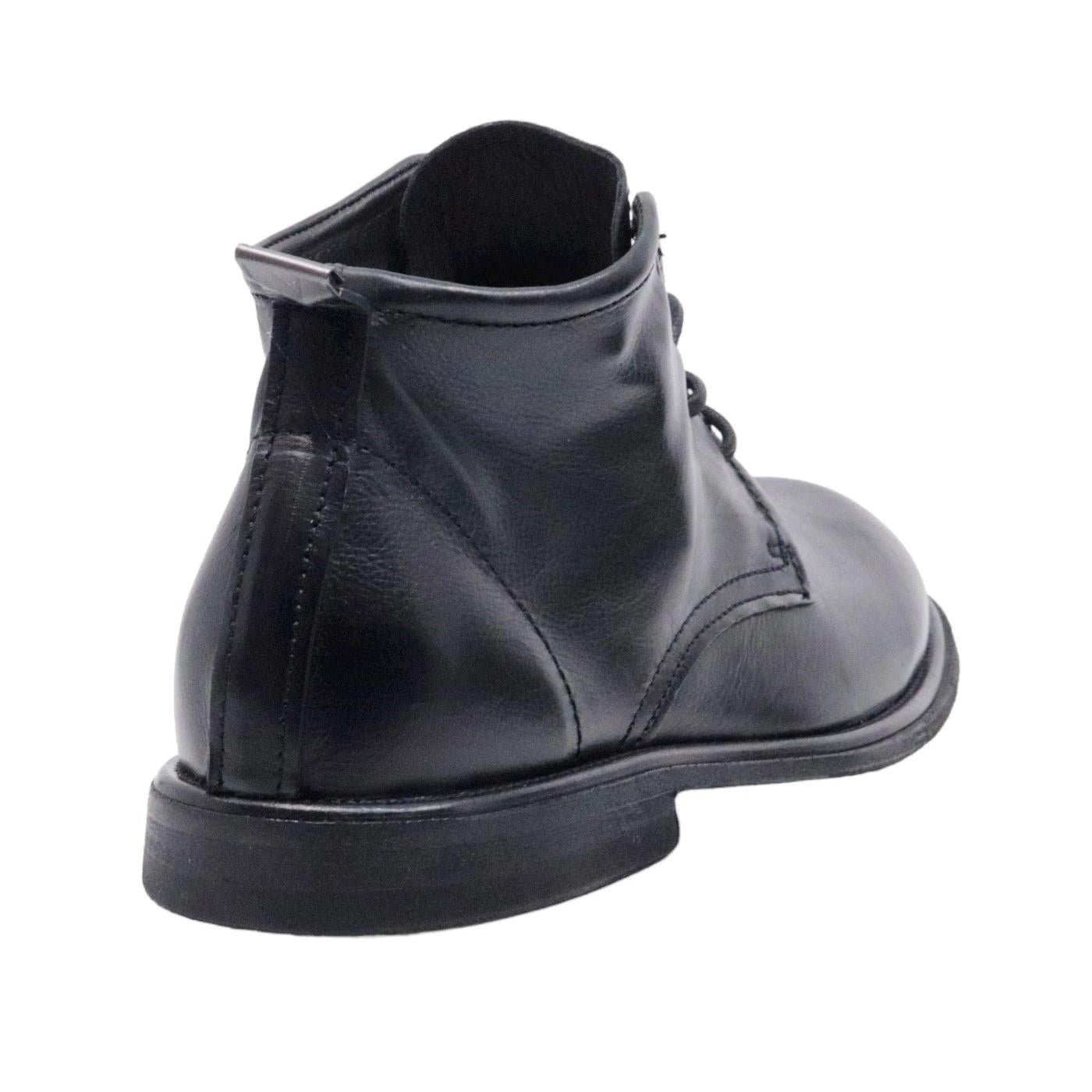 AS98 Arte U97204 stivaletto allacciato uomo in pelle nera 