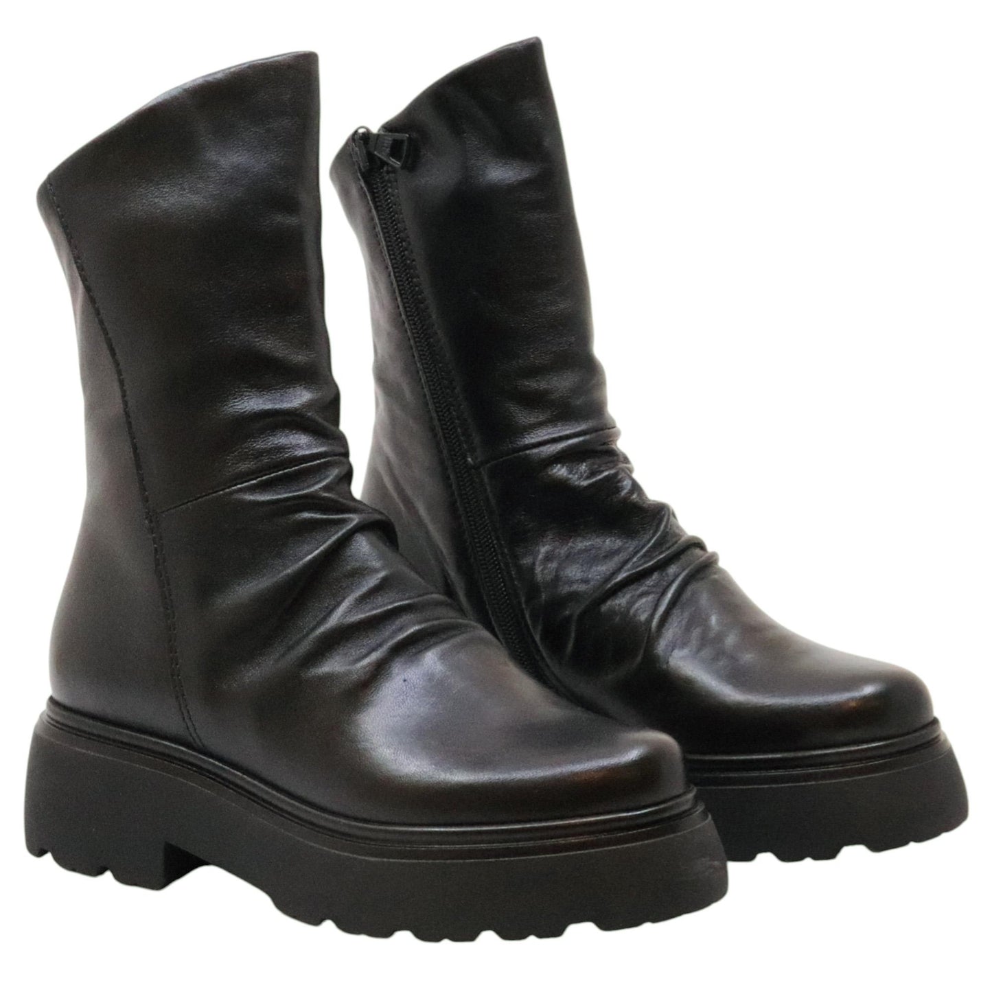 MJUS Ortone L44208 stivaletto donna in pelle nera L44208NERO MJUS