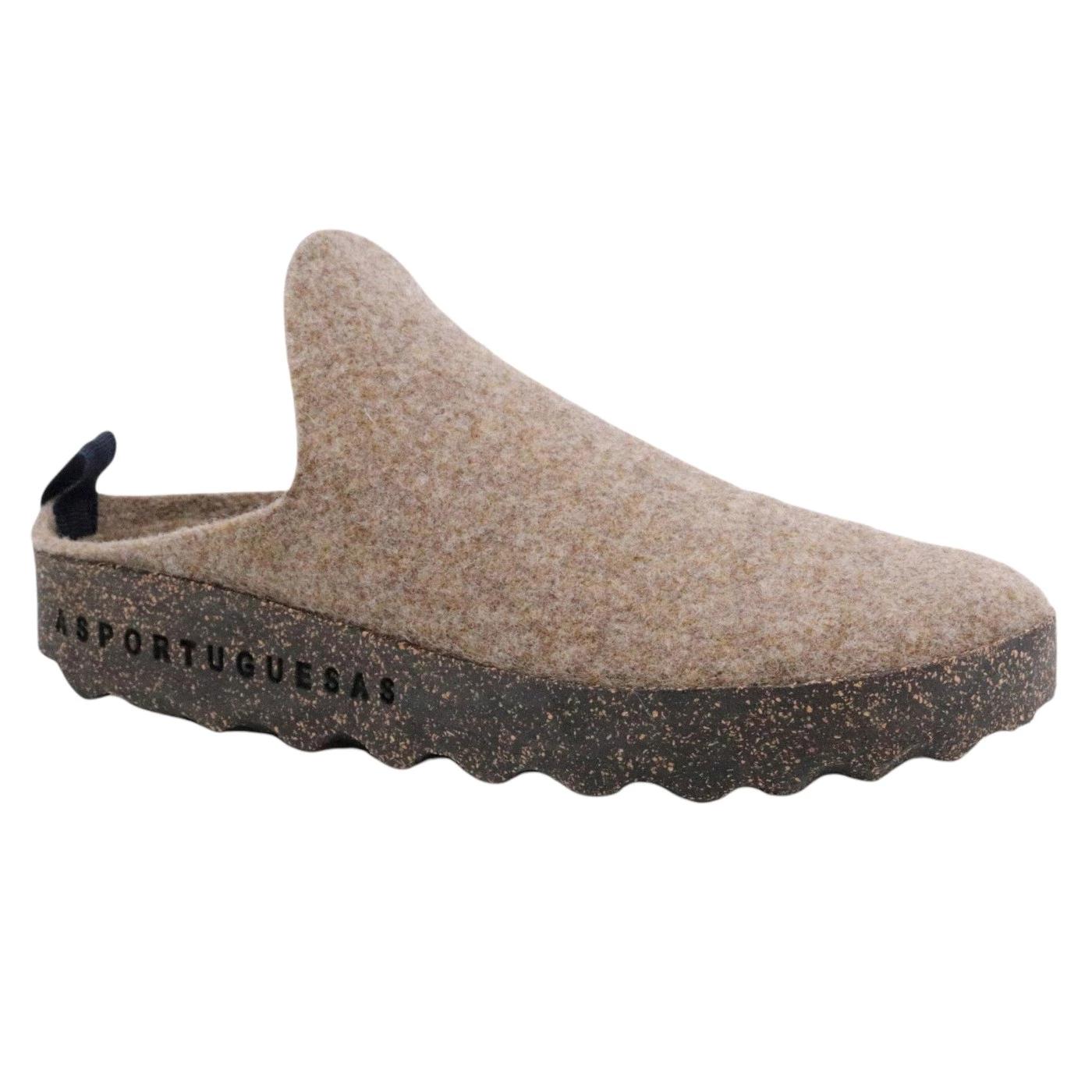 Scarpa a ciabatta Asportuguesas da donna realizzata in lana 