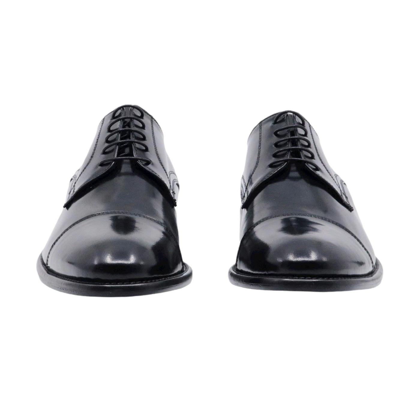 Scarpa Derby uomo Florsheim in pelle spazzolata di colore nero 