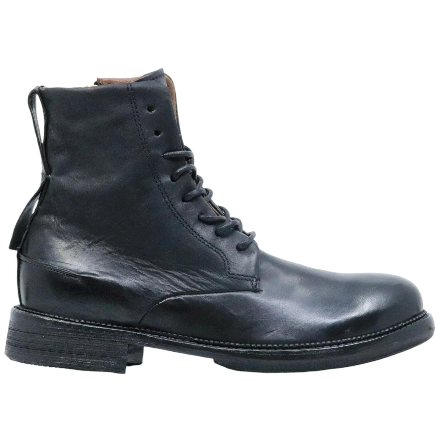 Stivaletto uomo AS98 Z18201 in pelle nera 