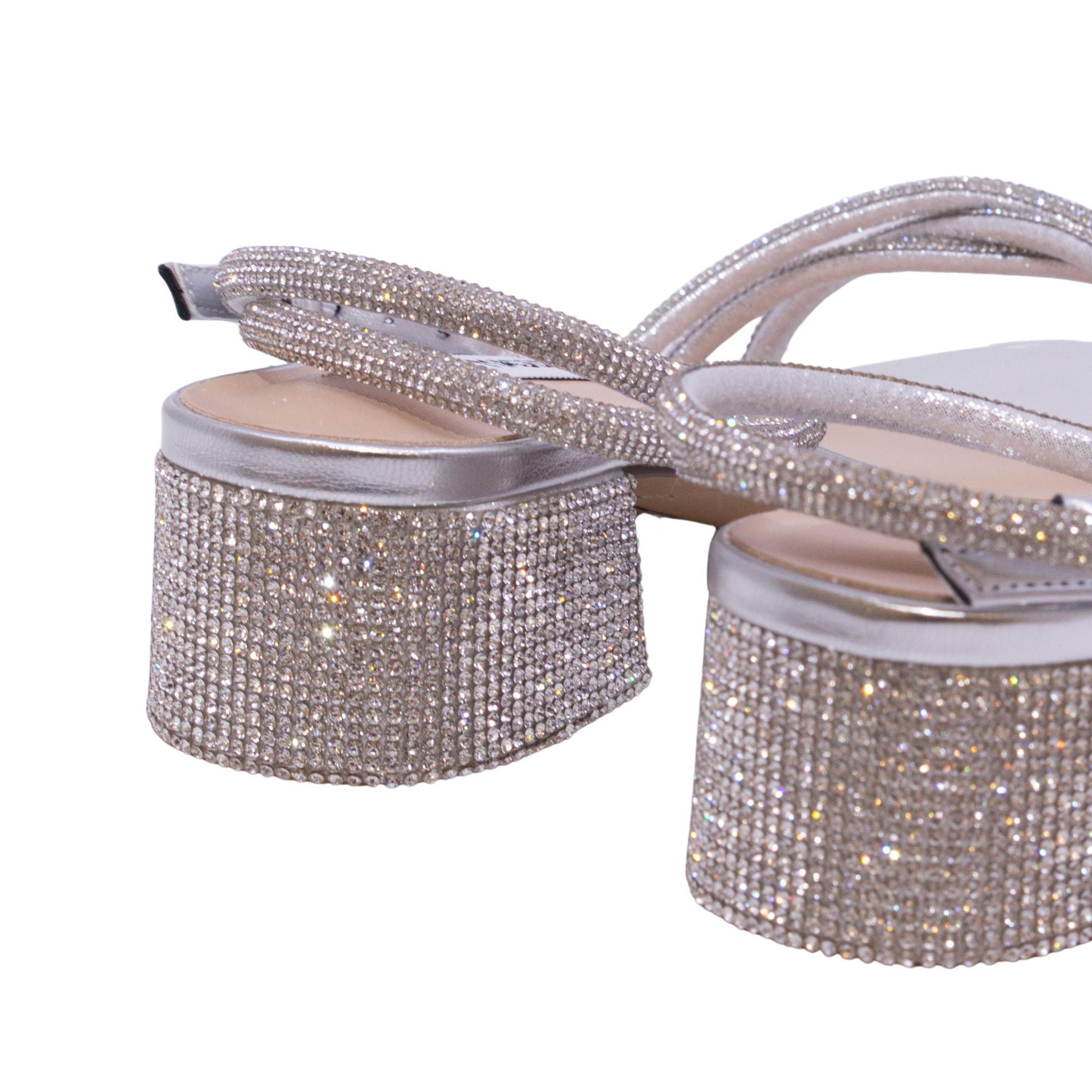 Steve Madden Cerena sandalo donna argento con strass 