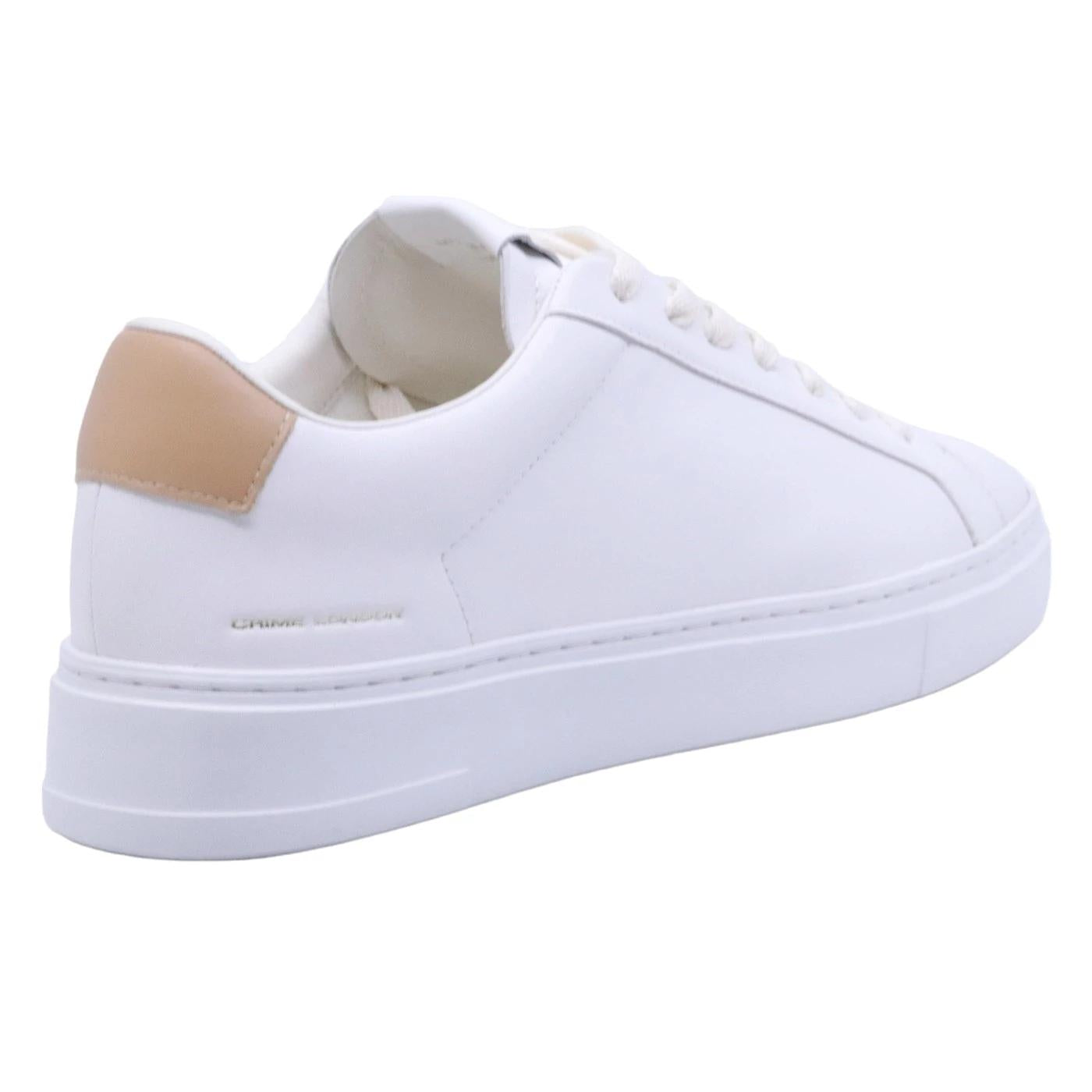 Sneaker uomo Crime London 17700 Extralight in pelle bianca 