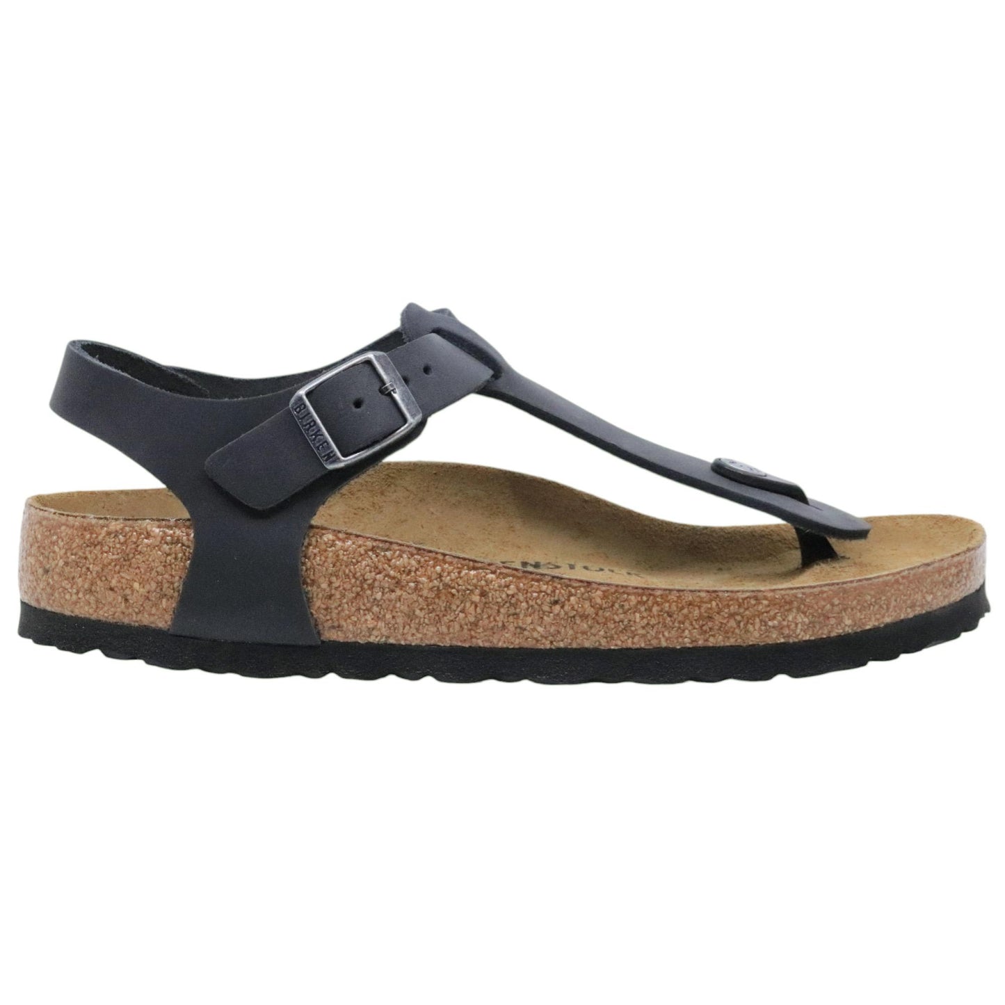 Birkenstock Kairo Olied sandalo infradito con cintino in nero 