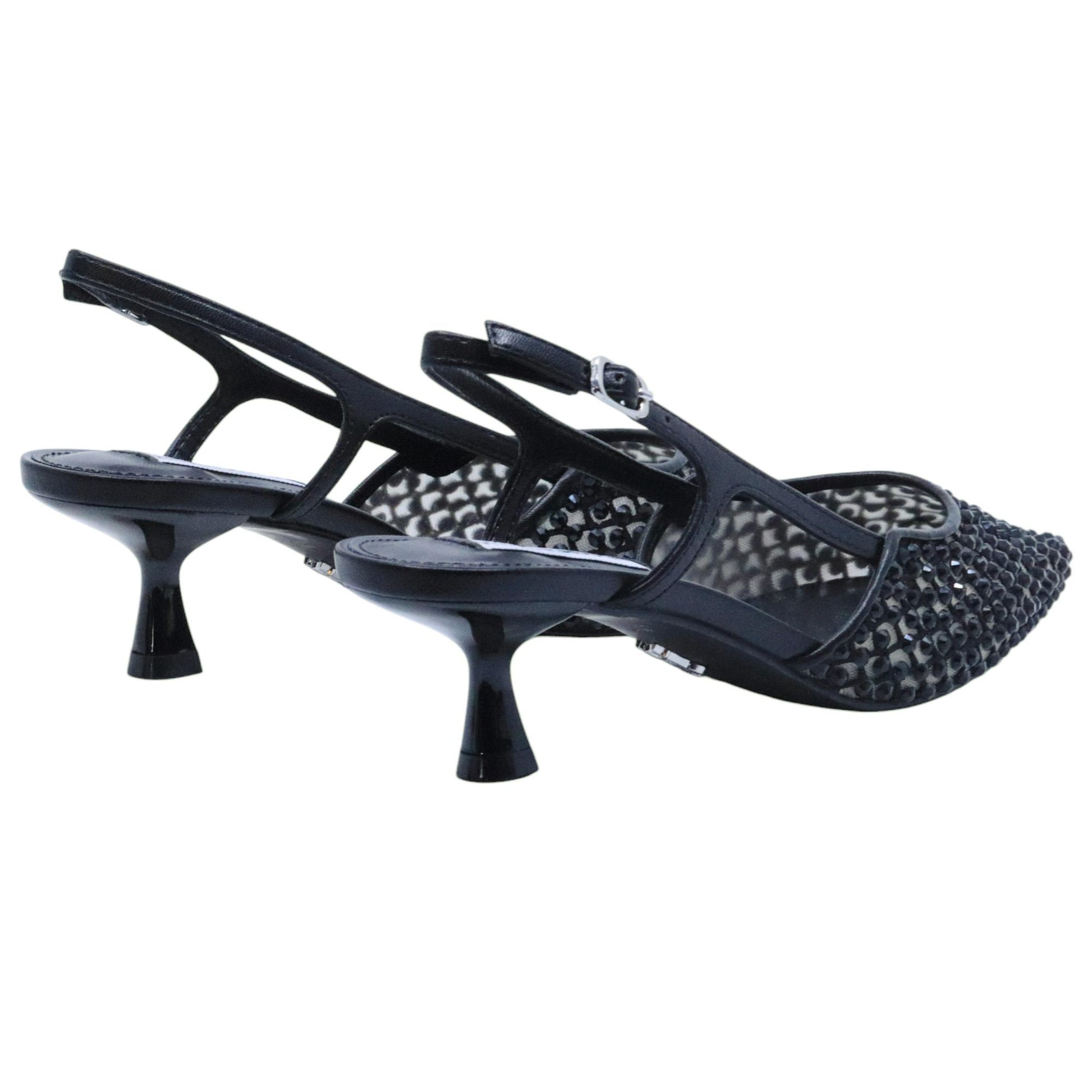 Steve Madden Legaci MR slingback donna in mesh nero 