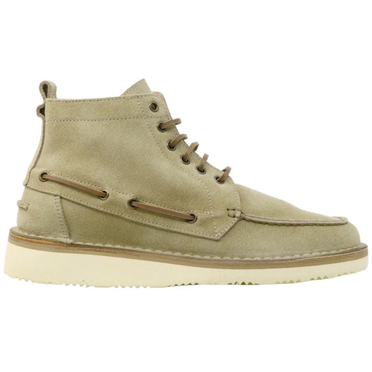 Astorflex Bomaflex stivaletto da uomo in pelle scamosciata di colore ecrù 