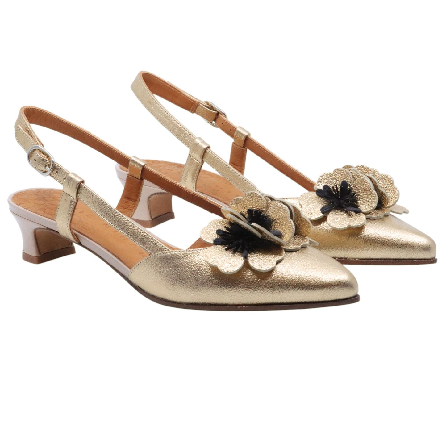 Chie Mihara Bri slingback donna in pelle platino 