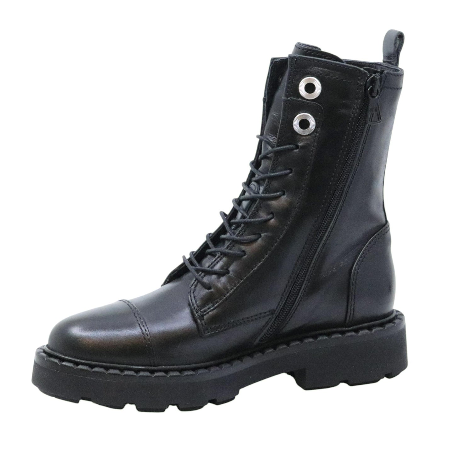 MJUS L88208 anfibio donna in pelle nera 