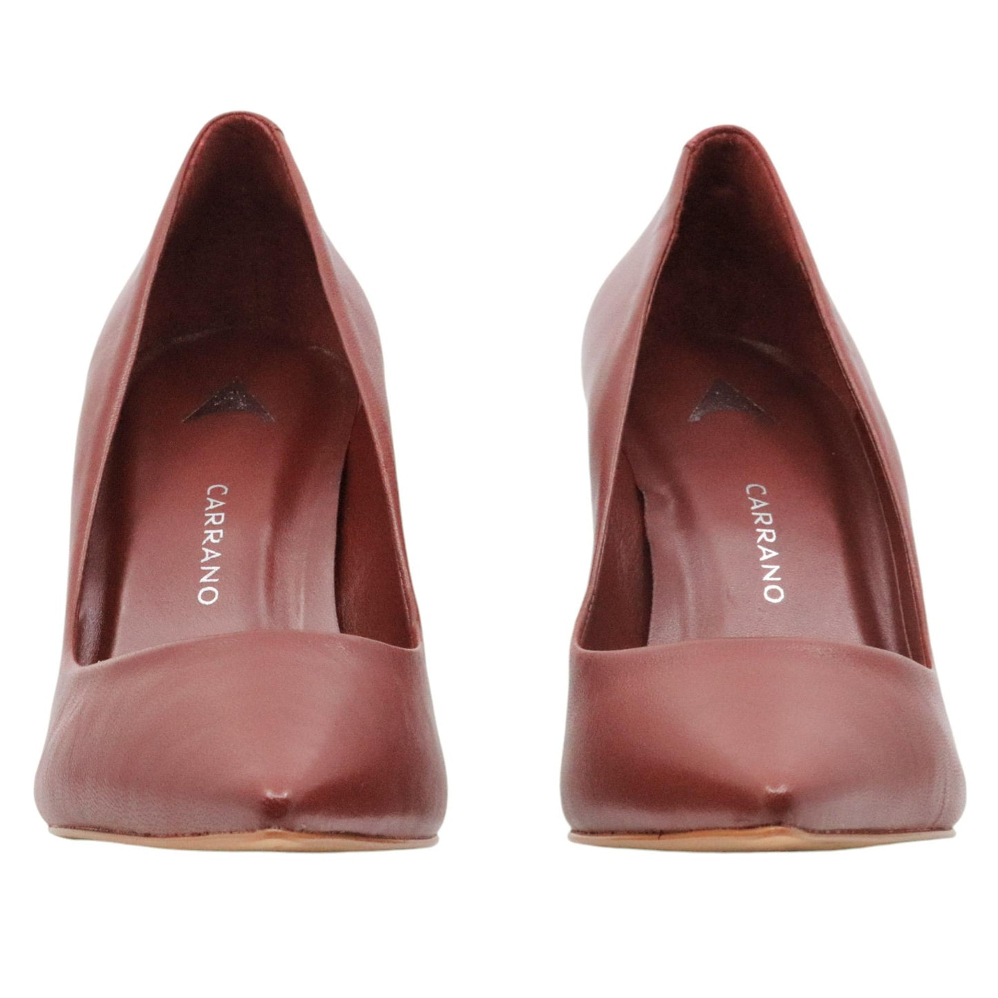 Décolleté donna Carrano 195009 in pelle rosso scuro 