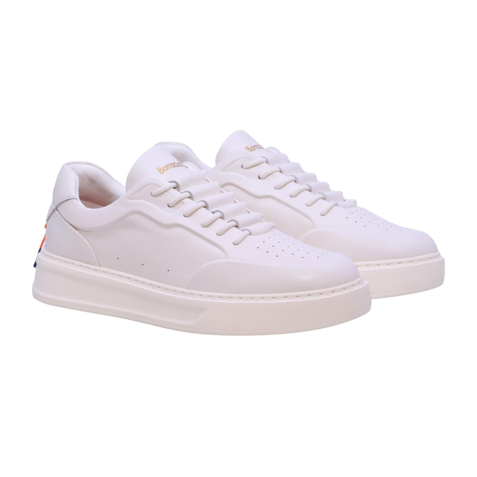 Barracuda Phoenix BU3510 bianca sneaker in nappa<BR/> 