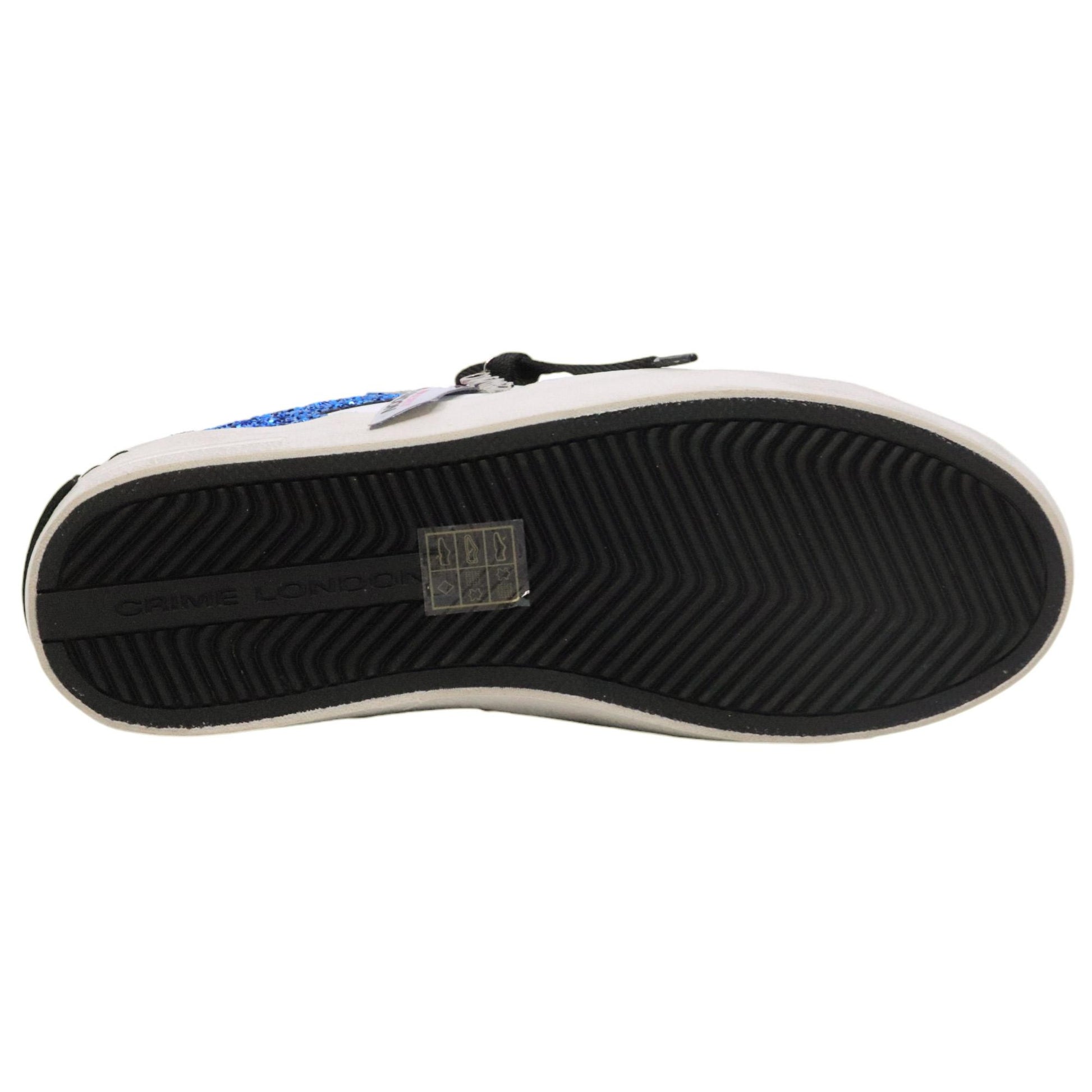 Crime London sk8 Deluxe 21114 in pelle bianca e camoscio beige 