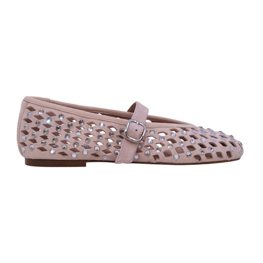 Steve Madden Rerun ballerina donna in suede blush 