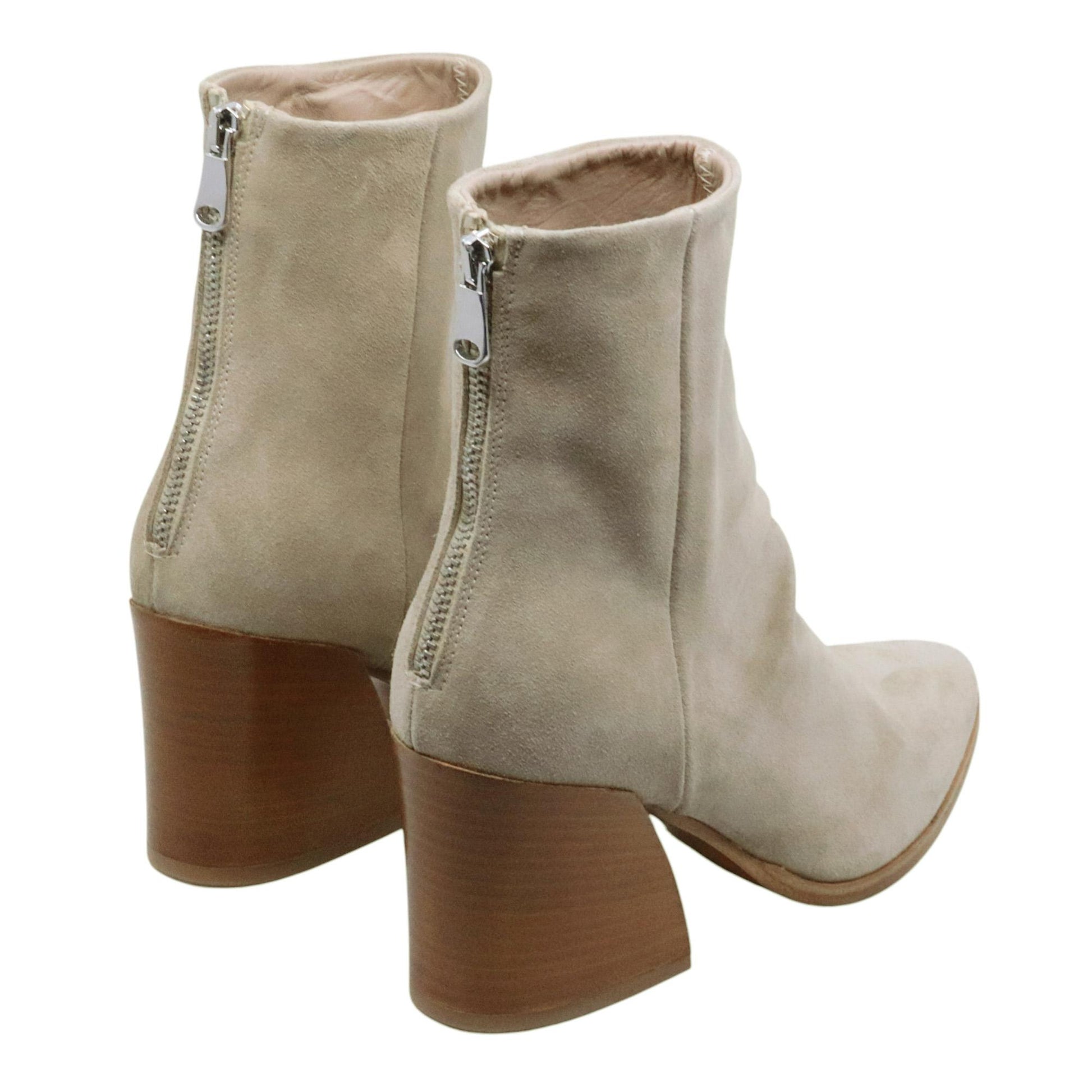 Stivaletto donna Curiositè 1636 in camoscio taupe 