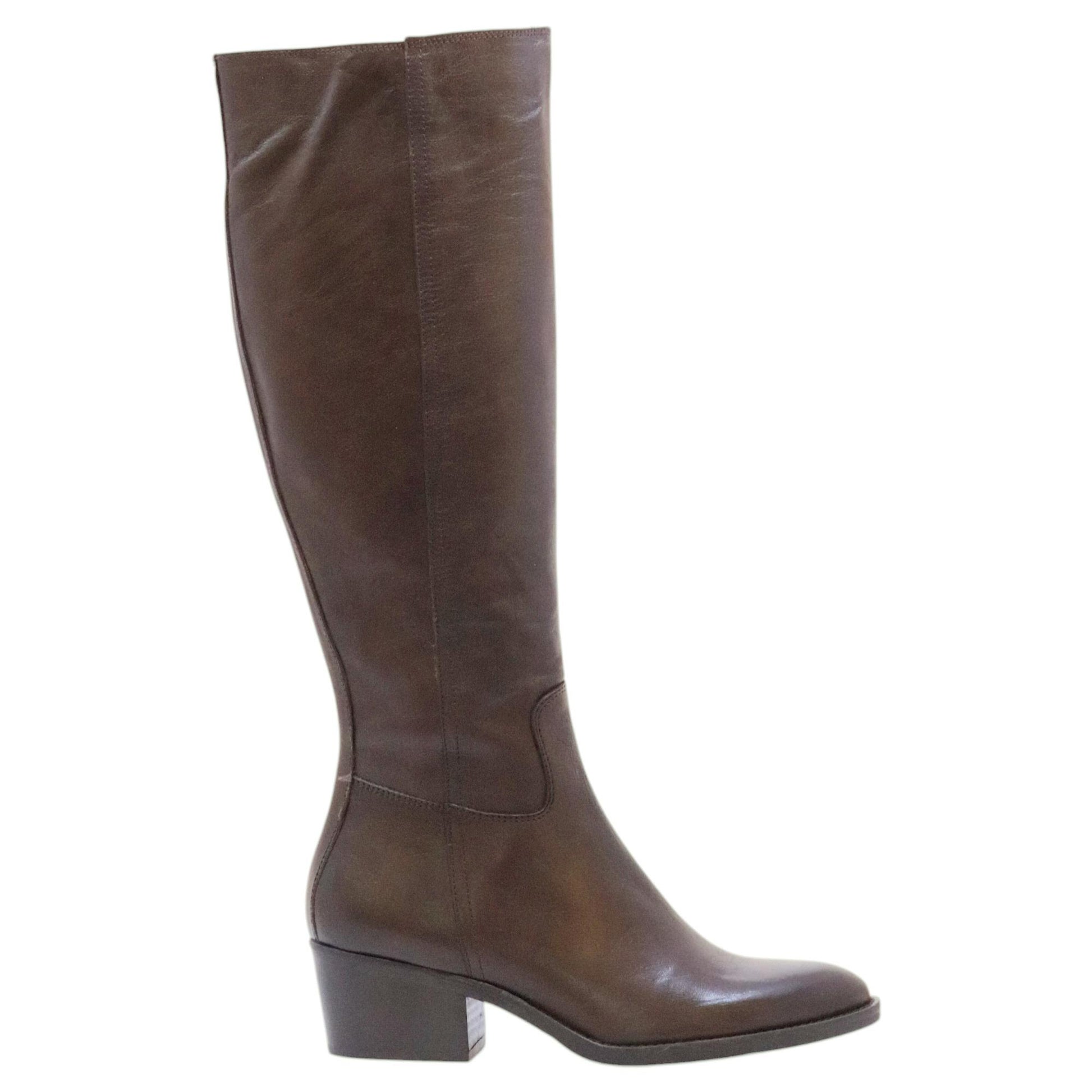 Curiositè 2125 stivale donna pelle marrone 