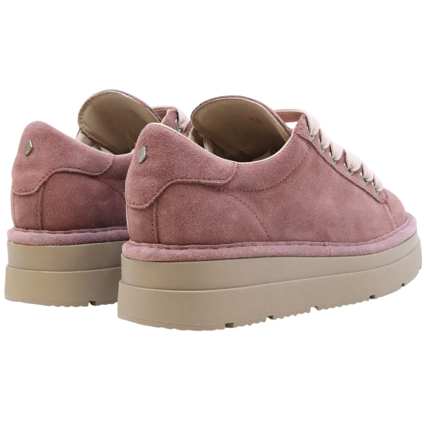 Panchic P89 sneaker donna in camoscio brownrose 