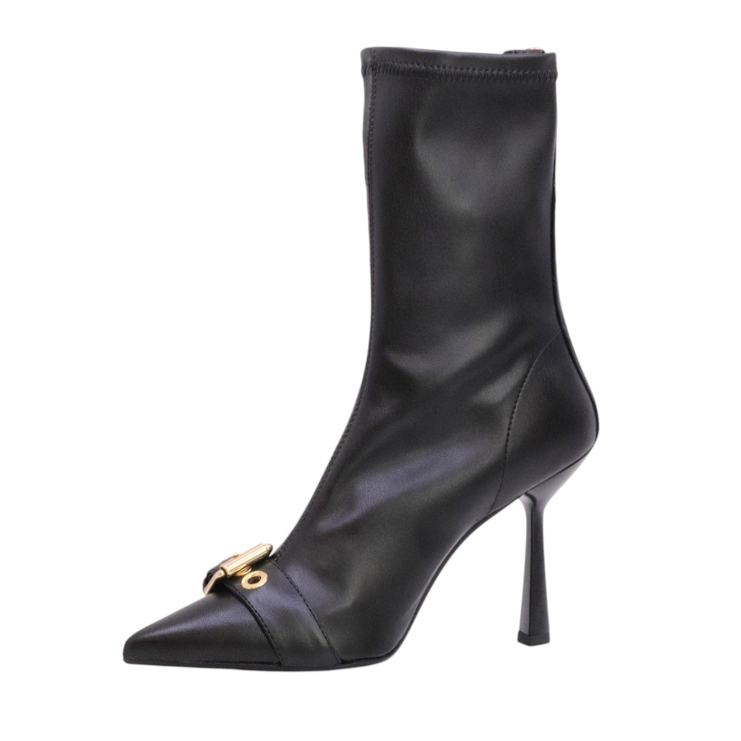 Chantal 1962 2714 tronchetto donna in pelle nera 