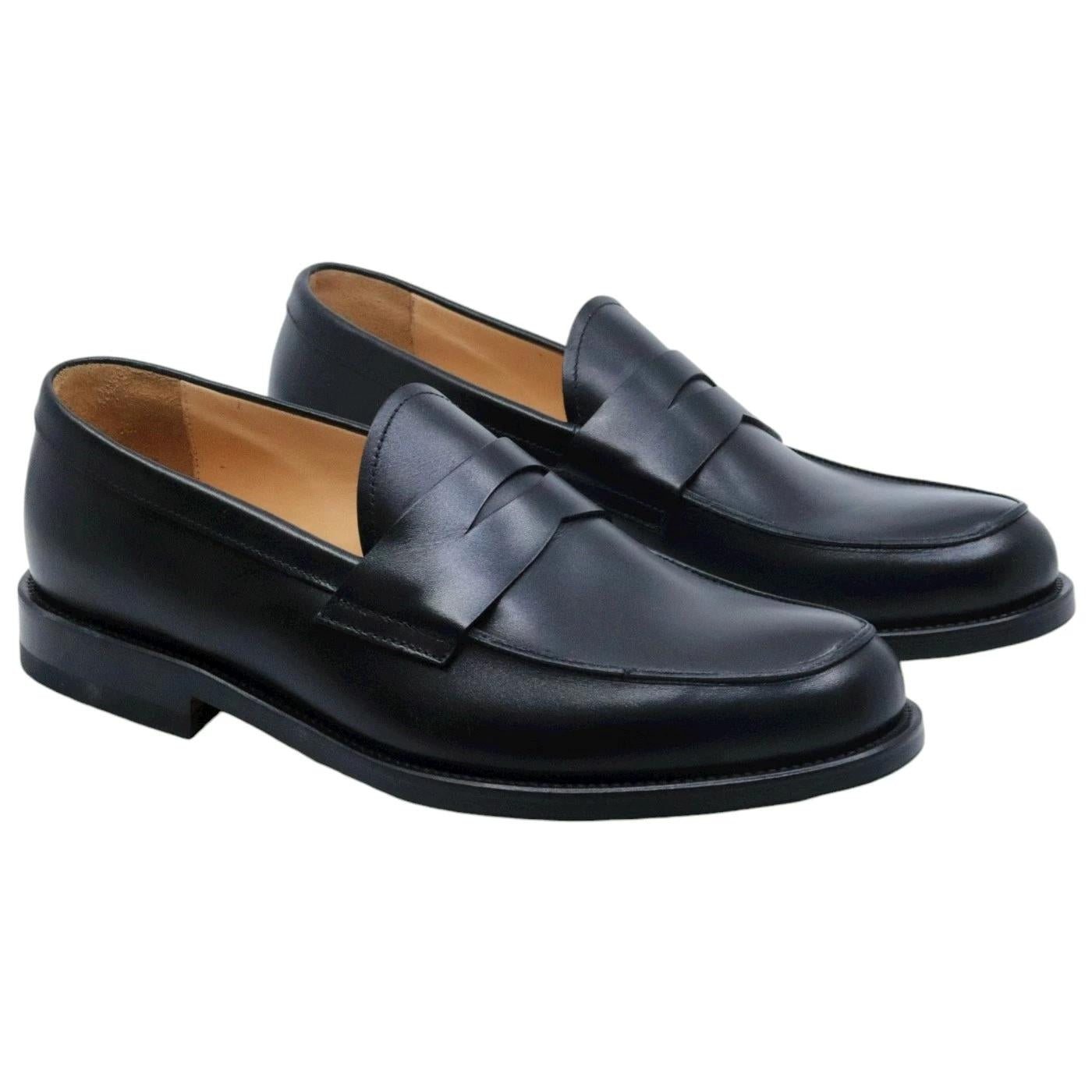 Mocassino uomo Mille 885 Milano in pelle nera 