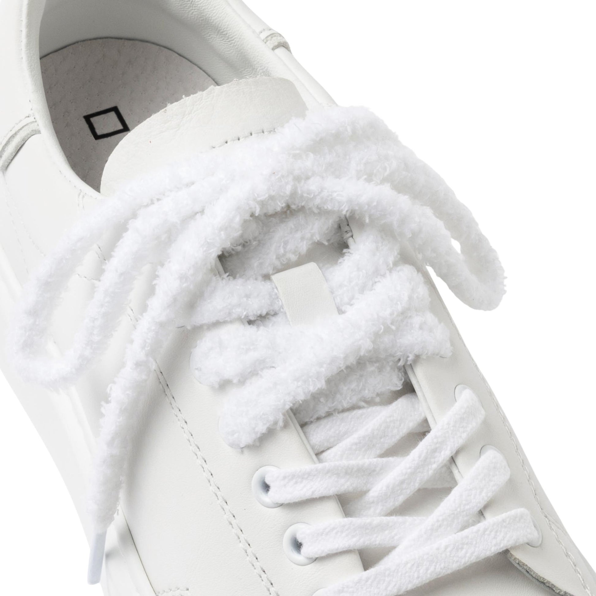 D.A.T.E. Sfera Calf SF-CA-WH sneaker donna in pelle bianca 