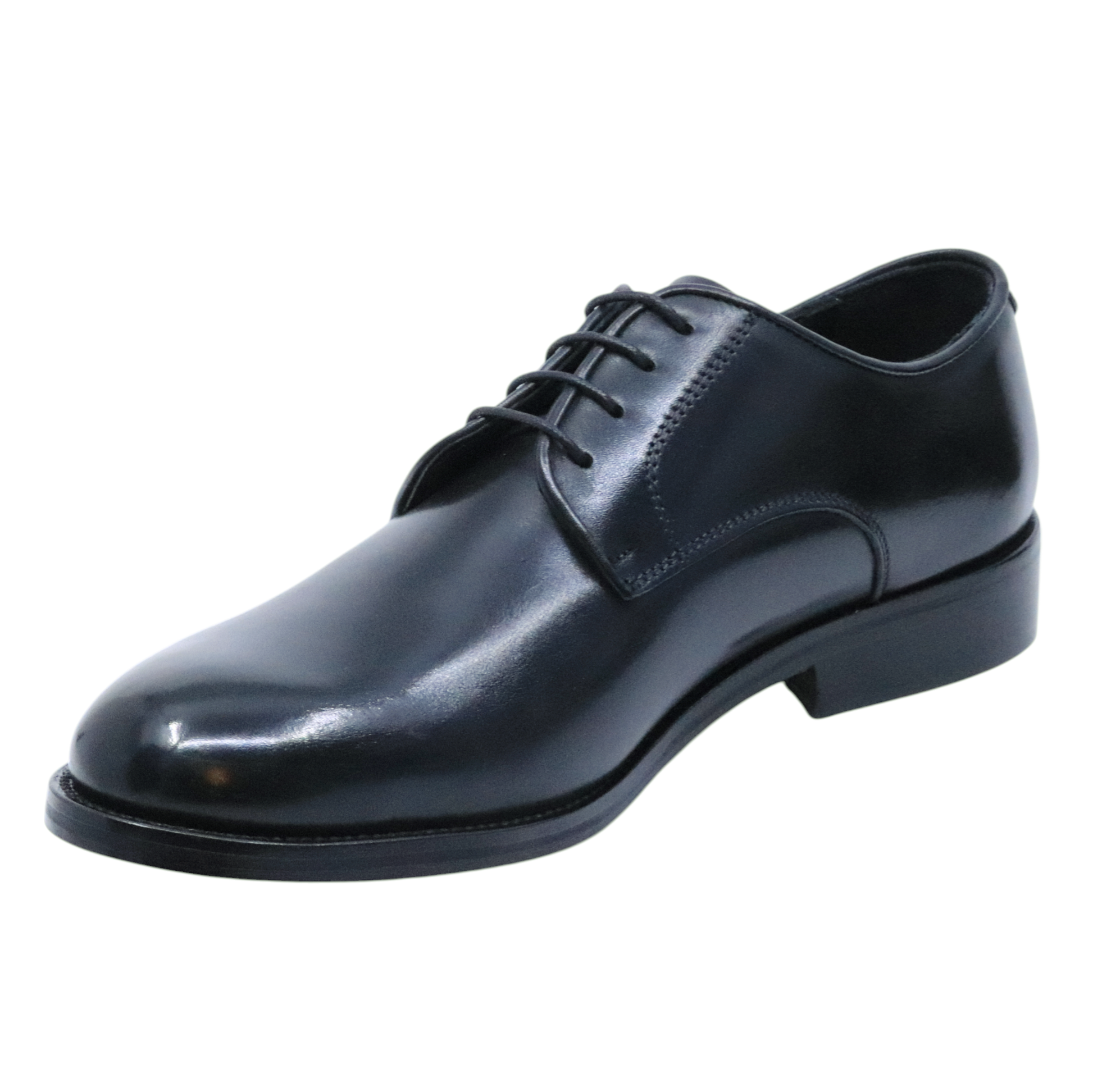 Scarpa Derby uomo in pelle nera 901CRUSTNERO CRISPINIANO