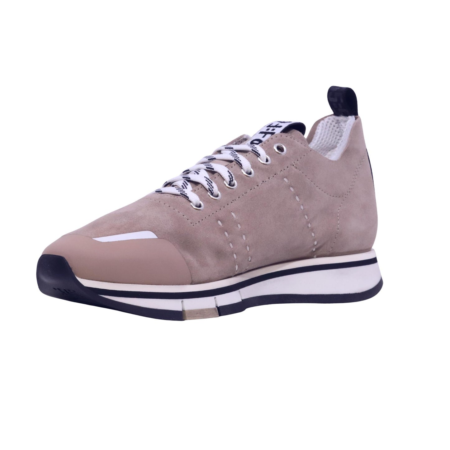 F65 Fabi FU1436X Taupe Cachem Adobe Rose sneaker uomo in camoscio 