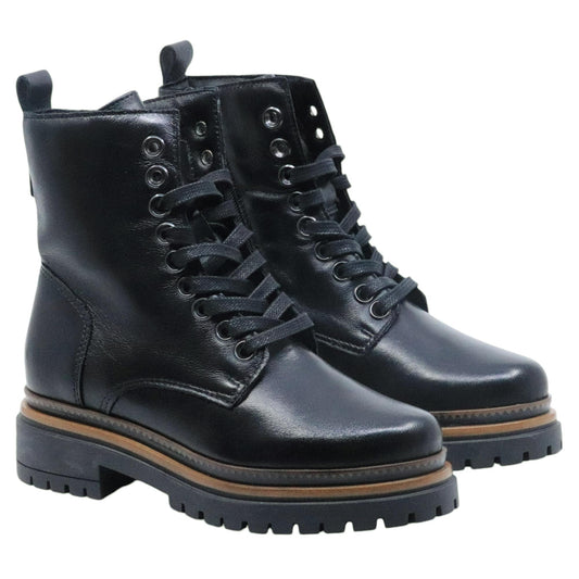 Anfibio Mjus T60209 da donna in pelle nera 