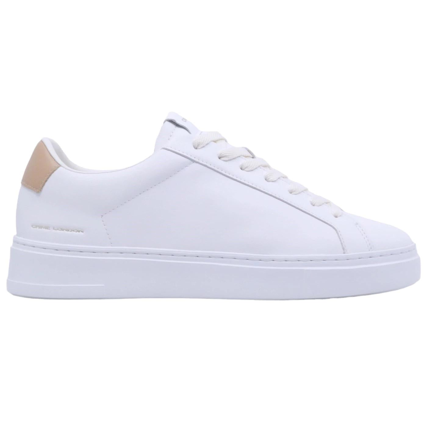 Sneaker uomo Crime London 17700 Extralight in pelle bianca 