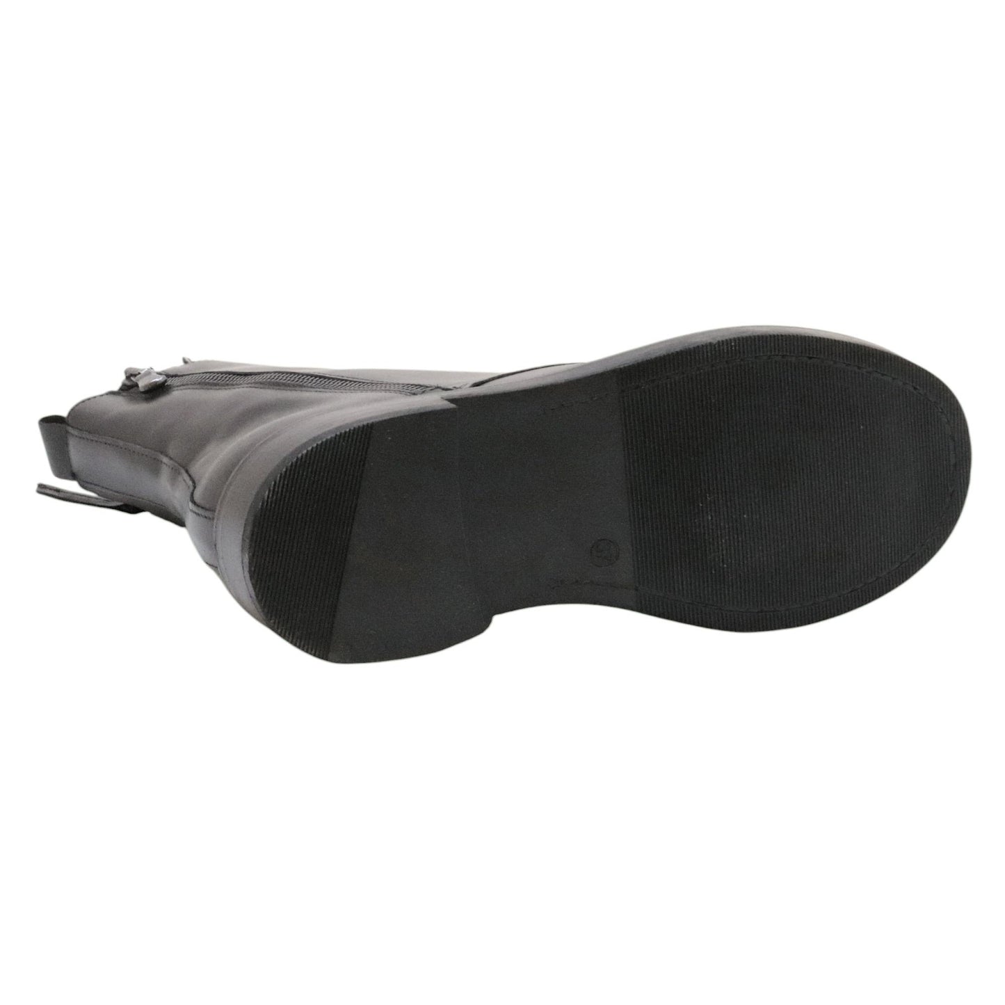 The Seller MW548 stivaletto donna in pelle nera 