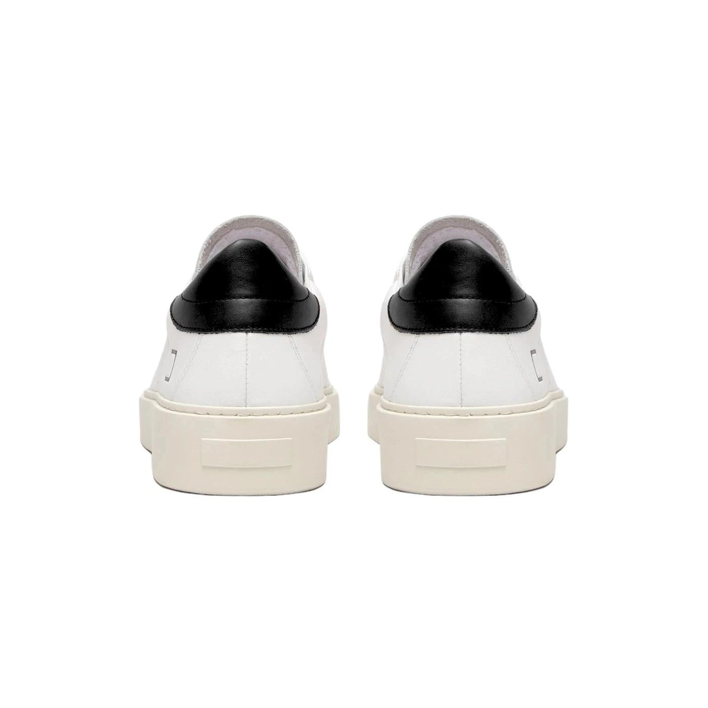DATE Levante Calf White Black LV-CA-WB sneaker uomo in pelle bianca 