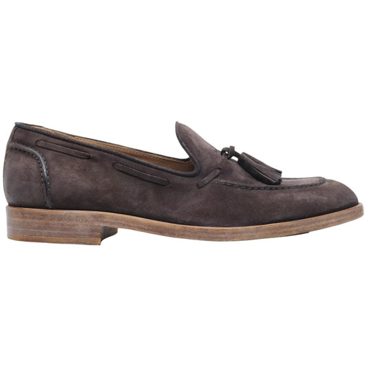 Mocassino uomo Moma 17402F in camoscio marrone 