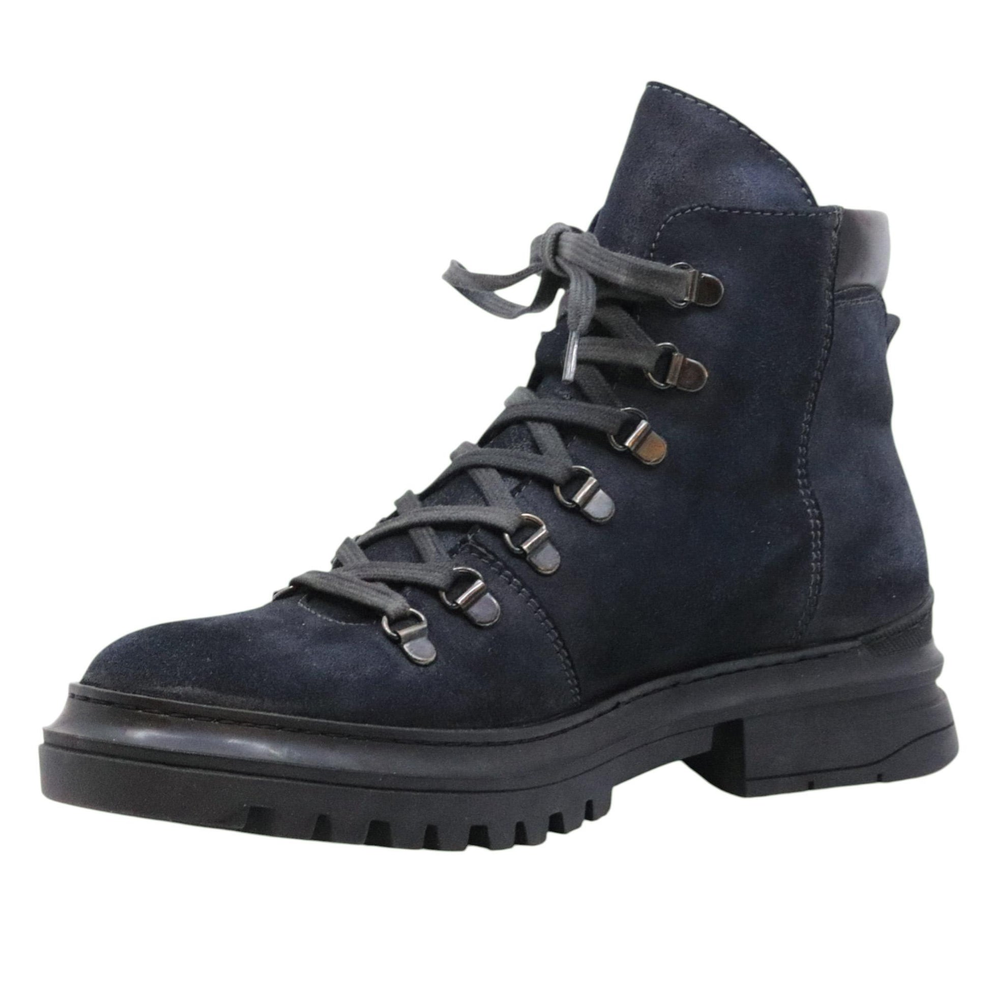 Pawelk's 20704 pedula uomo pelle scamosciata ingrassata nero 20704VELOUR OLDNERO PAWELK'S