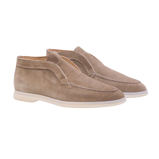 Triver Flight 797-23 Softy Antilope polacchino uomo in camoscio taupe 