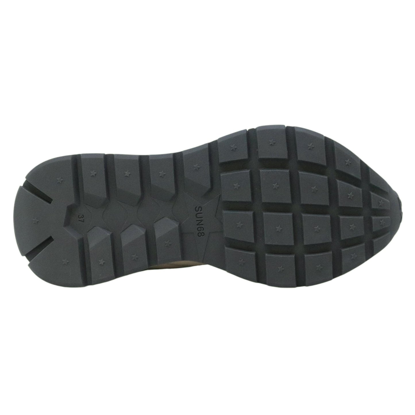 SUN68 Ally Gold Silver Z45202 sneaker donna in nylon e suede nero 