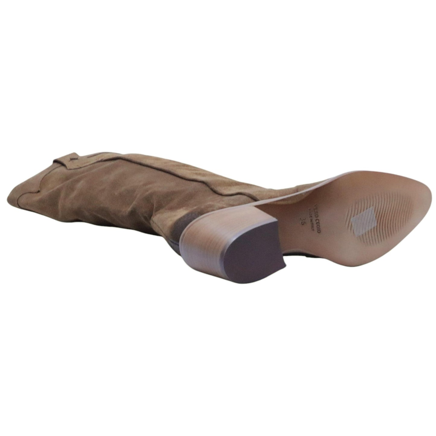 Stivale texano donna Curiositè 2718 in camoscio marrone pepe 